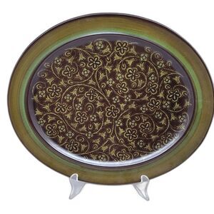 Franciscan Madeira Earthenware Vintage Oval Platter 13.5" X 11.5" VGC